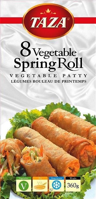 Taza Vegetable Spring Roll 8pcs