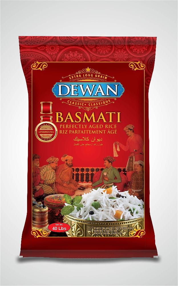 DEWAN CLASSIC BASMATI RICE 40LBS
