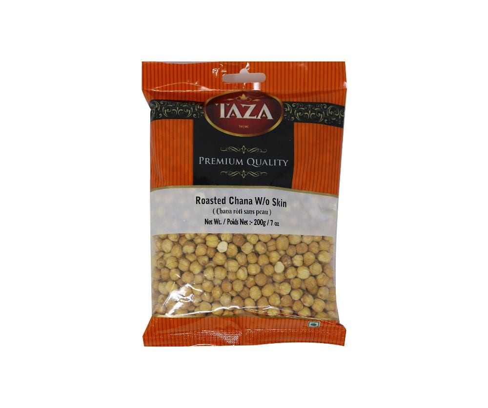 TAZA Roasted Chana WithOut Skin (Pouch) 200Gm