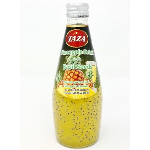 Taza Pineapple Drink With Basil Seeds