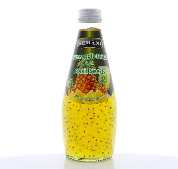 Hemani Pineapple Drink With Basil Seeds