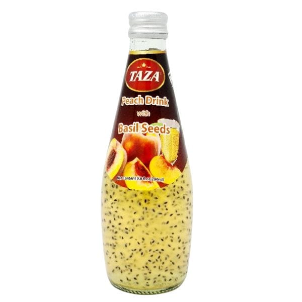 Taza Peach Drink With Basil Seeds