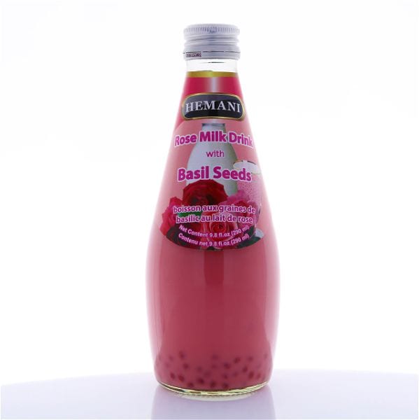 Hemani Rose Drink With Basil Seeds