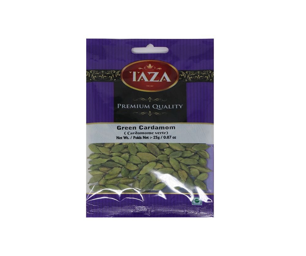 TAZA Green Cardamom 7.5mm (Pouch) 25Gm