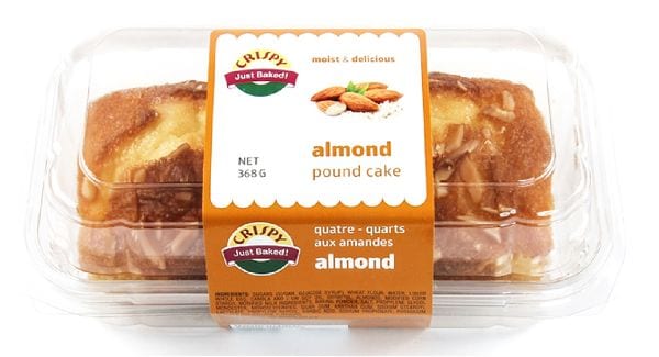 CRISPY ALMOND POUND CAKE 368GM X 12