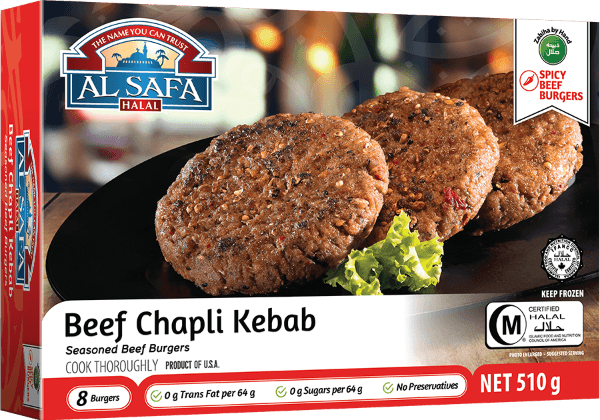 Al Safa Beef Chapli Kabab 12 X 510gm