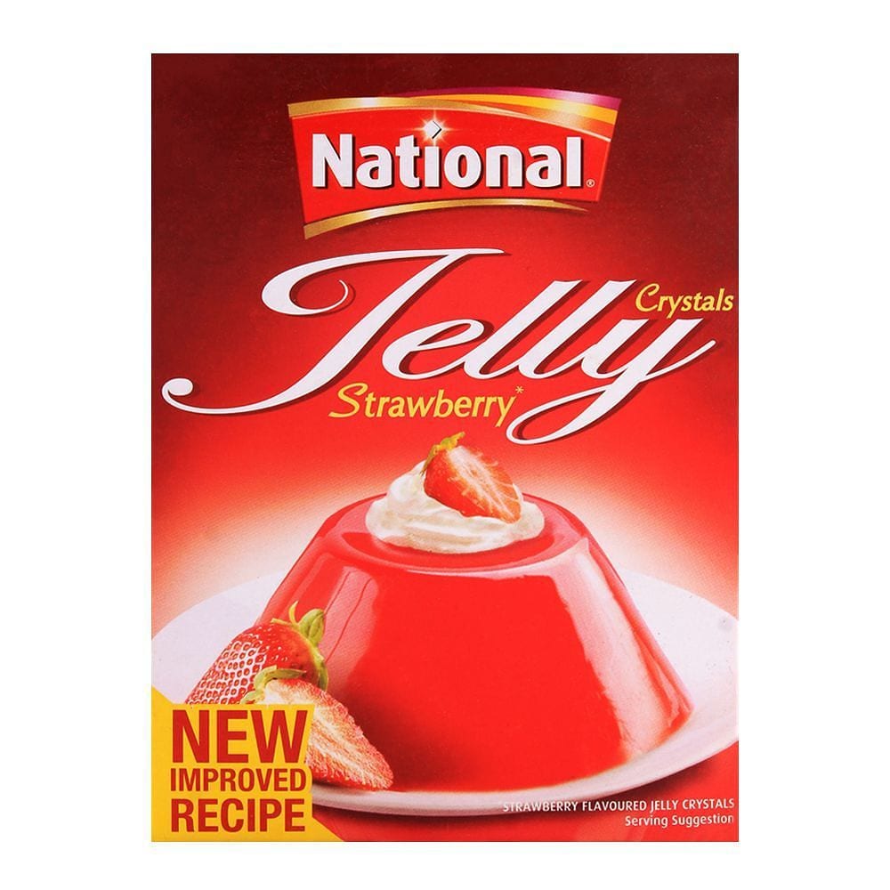 Strawberry Crystal Jelly 80 Gm