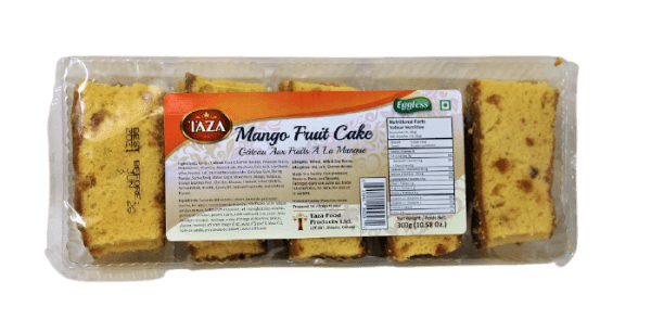 Taza Mango Slice Cake Eggless 300gm