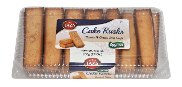 Taza Cake Rusk Eggless 800gm