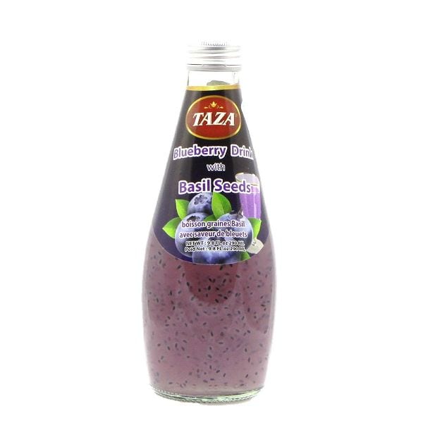 Taza Blueberry Drink With Basil Seeds