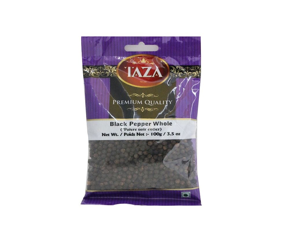 TAZA Black Pepper Whole (Pouch) 100Gm
