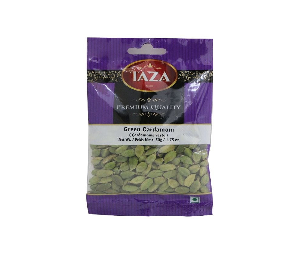 TAZA Green Cardamom 7.5mm (Pouch) 50Gm