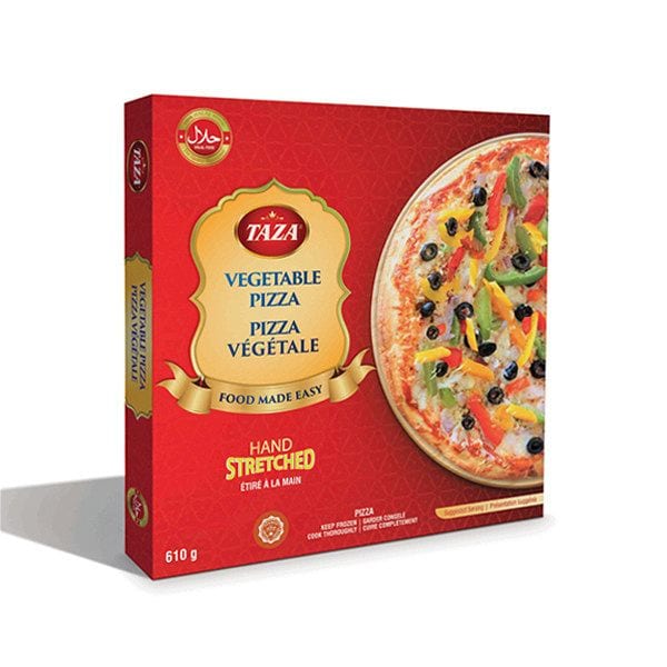 Taza Vegetable Pizza Hand Stretched