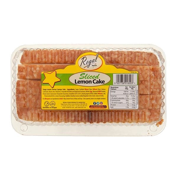 Regal Sliced Lemon Madeira Loaf