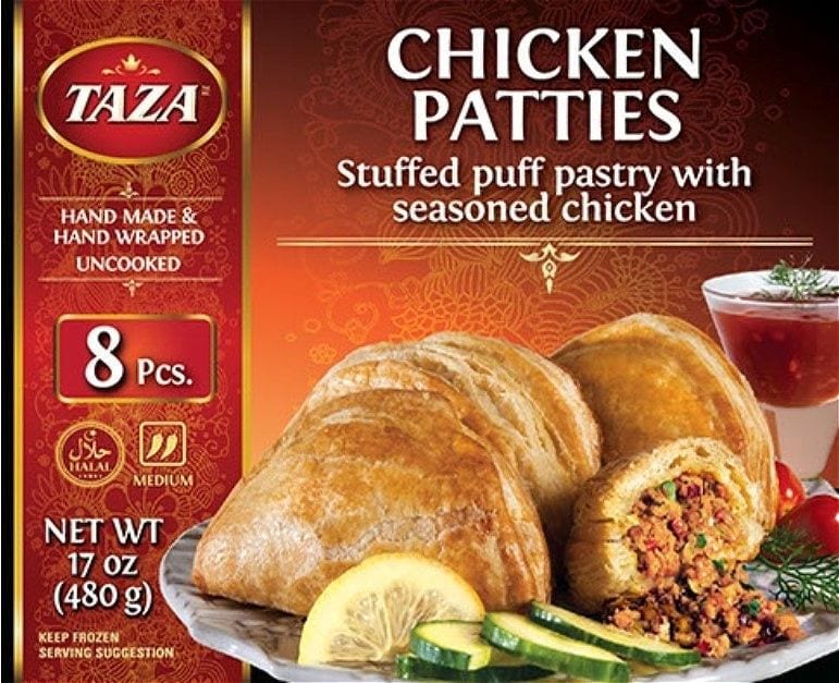 Taza Chicken Patties 12pcs