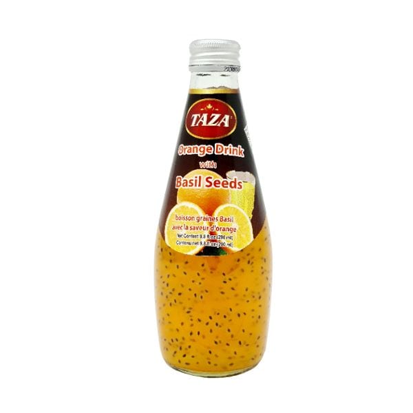 Taza Orange Drink With Basil Seeds