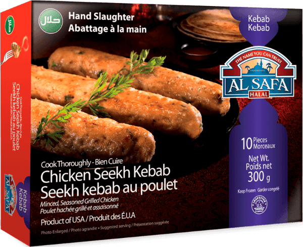 AL SAFA CHICKEN SEEKH KABAB 12 X 300GM