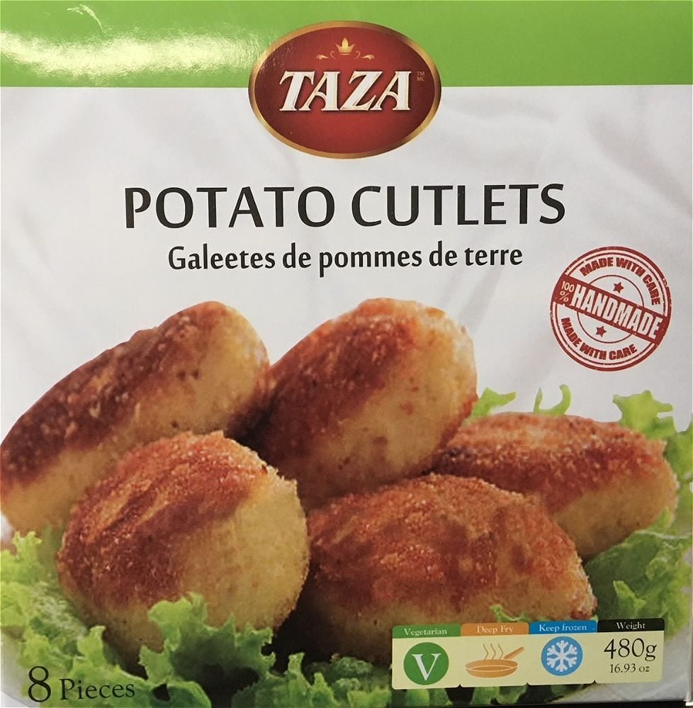 Taza Potato Cutlets 8pcs