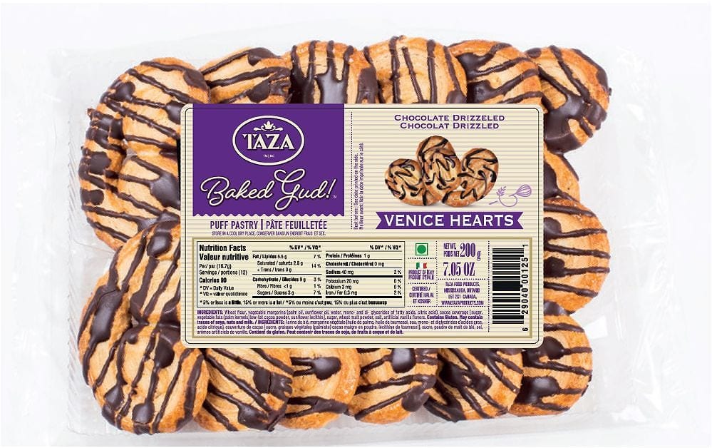Taza Venice Hearts Chocolate Drizzled