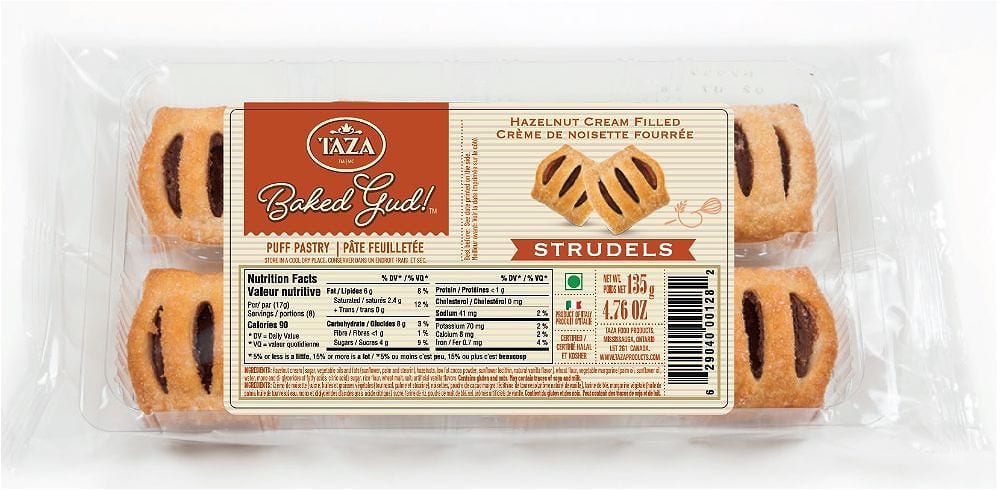 Taza Strudel With Hazelnut Cream Filling