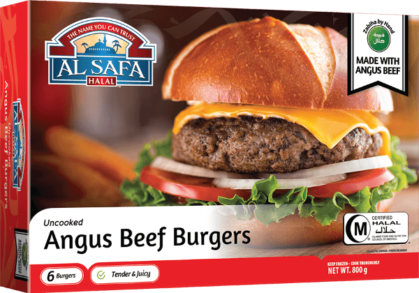 Al Safa Angus Beef Burger 12 X 800gm